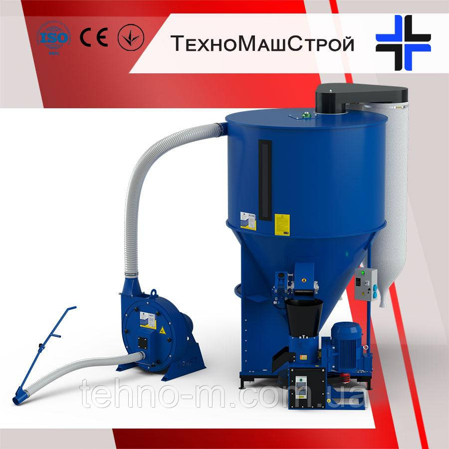 Лінія гранулювання BRIKO-600 (зернодробарка Крафт-7 + кормозмішувач КС-600 + гранулятор ОГП-200)