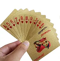 Игровые карты gold poker set deck