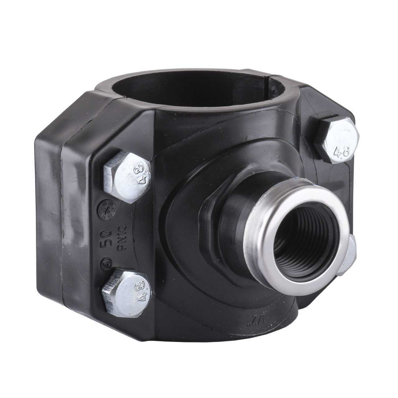 Врізка (сідло) VSPLAST ПЕ обжим-внутрішня 50x1/2" 000005018, фото 1