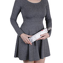 Парасолька складана de esse 3148 автомат Сіра, фото 2