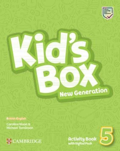 Kid's Box New Generation 5 Activity Book with Digital Pack (робочий зошит)