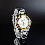 Жіночий класичний наручний стрілочний годинник зі сталевим браслетом Skmei 1534 GDSI, фото 4