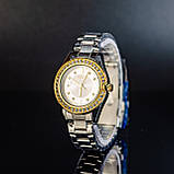 Жіночий класичний наручний стрілочний годинник зі сталевим браслетом Skmei 1534 GDSI, фото 5