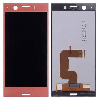 Дисплей sony g8441 xperia xz1 compact в зборі з сенсором pink original prc