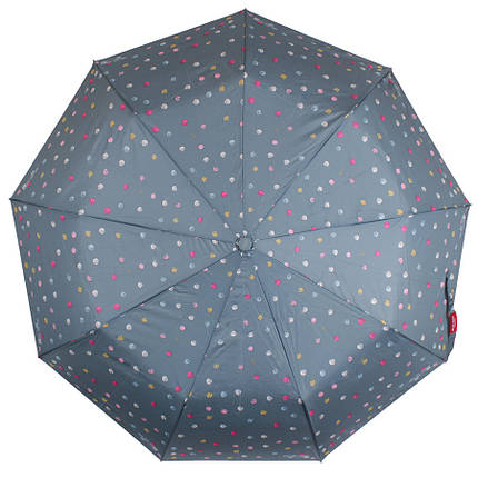 Парасолька складана de esse 3225 напівавтомат Сіро-блакитна, фото 1