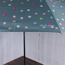 Парасолька складана de esse 3225 напівавтомат Сіро-блакитна, фото 4