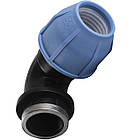 Кутник 90° VSPLAST ПЕ обжим-внутрішня 50x1 1/4" 000007894, фото 2