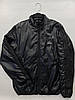 Чоловіча куртка вітровка Adidas без капюшона демісезон осінь/весна чорна XL-XXL-3XL (Адідас), фото 2