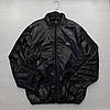 Чоловіча куртка вітровка Adidas без капюшона демісезон осінь/весна чорна XL-XXL-3XL (Адідас), фото 6