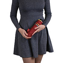 Парасолька складана de esse 3306A механічна Бордова, фото 2