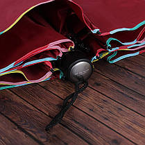 Парасолька складана de esse 3306A механічна Бордова, фото 5