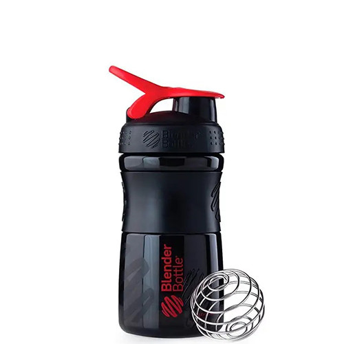 Шейкер BlenderBottle SportMixer 590 мл, Black Red EXP