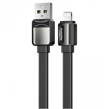 USB кабель Lightning Remax Platinum Pro RC- 154i, 2.4A 1m black