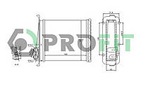 Радіатор пічки ОТОПИТЕЛЬ VOLVO 850 92-97. C70 98-05. S70 97-00. V70 97-00 4525A1