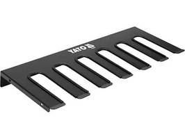 Полиця металева для електроінструмента YATO 576x225x55мм 6 гнізд