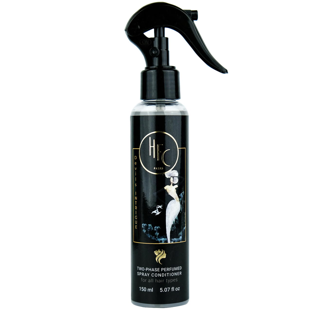 Двофазний парфумований спрей-кондиціонер для волосся Haute Fragrance Devils Intrigue Brand Collection 150 мл