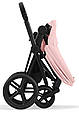 Cybex Priam 4.0 коляска 2 в 1 Peach Pink y шасі Matt Black, фото 5