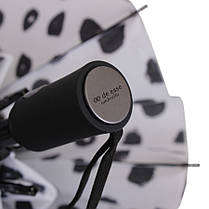 Парасолька складана de esse 3223 напівавтомат Чорно-біла, фото 4