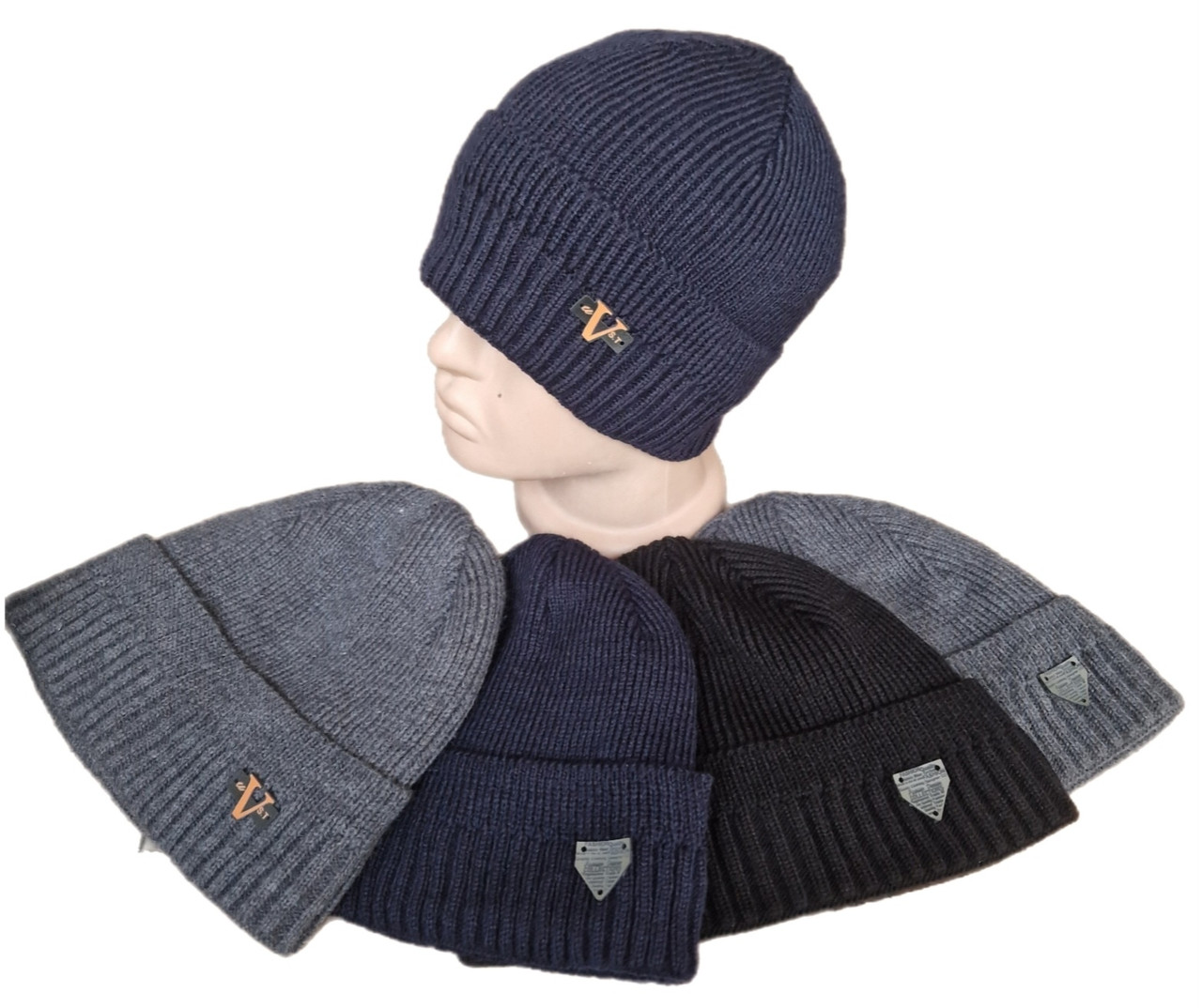 8 Шапка чоловіча на флісі
Підворот