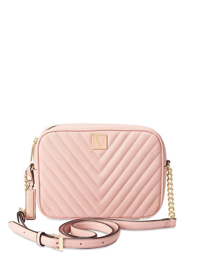 Сумка Victoria's Secret Top Zip Crossbody (рожева)