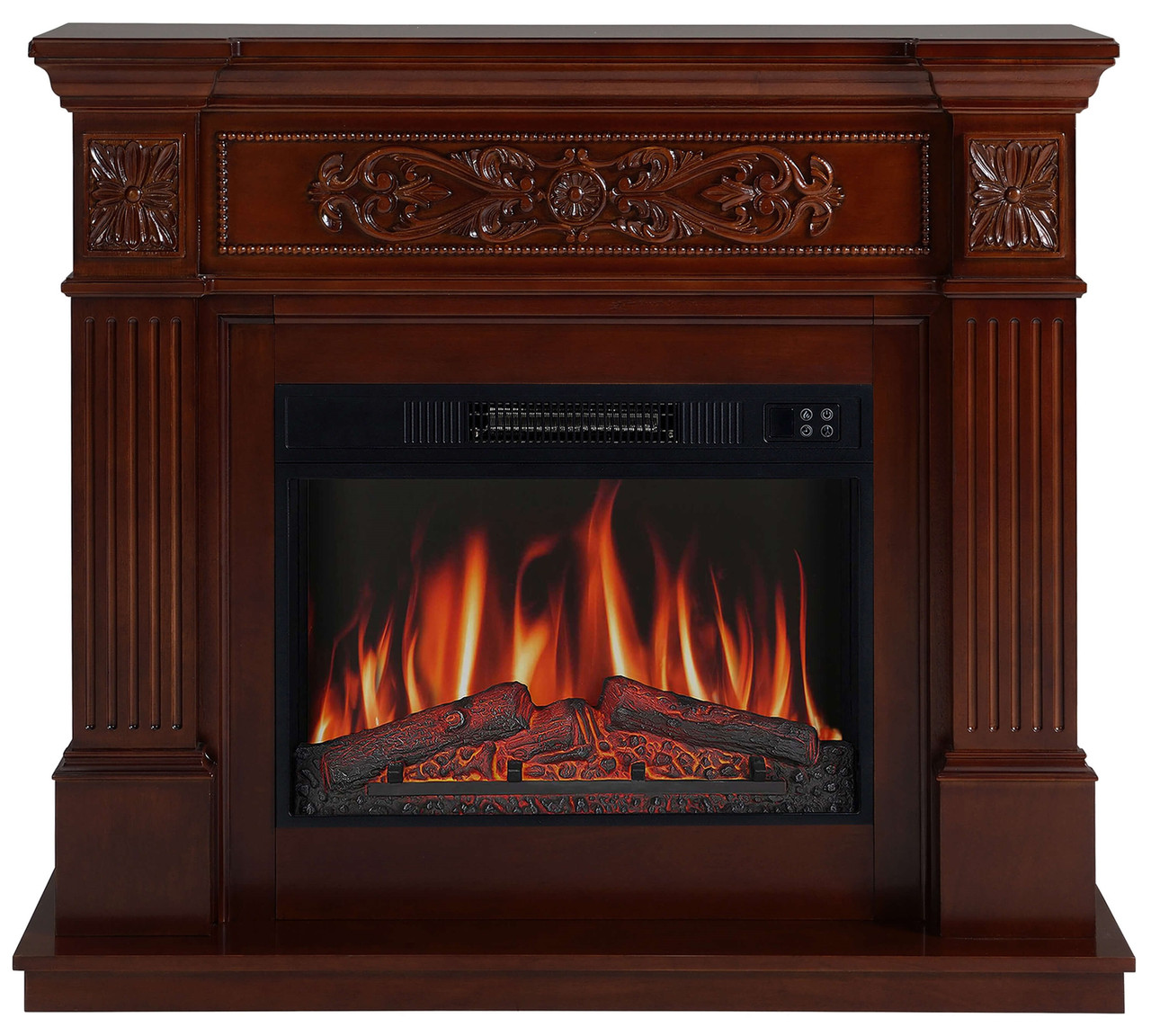Електрокамін ArtiFlame Toscana AF23S з обігрівом і звуком горіння вогню (106.6 х 92.5 см) russet