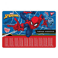 Подложка для стола YES табл. умножения "Marvel.Spiderman"