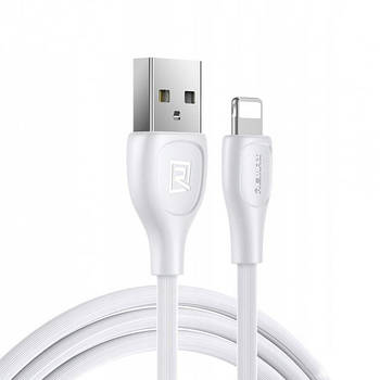 USB кабель Lightning Remax Lesu Pro RC- 160i, 2.1A 1m white
