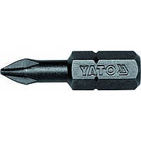 Насадка викруткова YATO : Phillips ACR PH1 x 25 мм. HEX 1/4" 50 (Шт/ Уп.) [20/40]