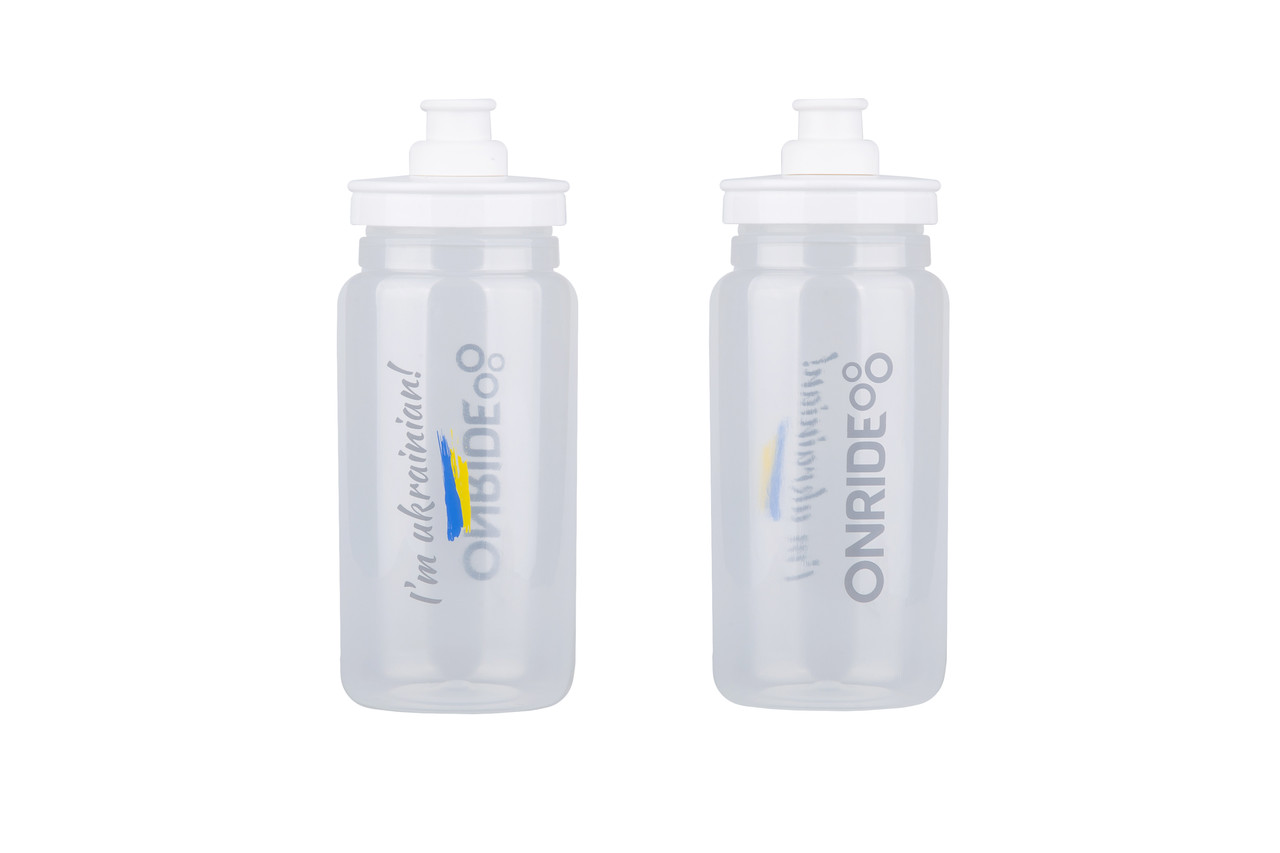 Фляга ONRIDE Elite Fly UA 550 мл прозора, фото 1