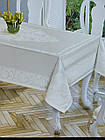 Скатертина прямокутна 150*220 Tropik Home Gold Etanim колір білий