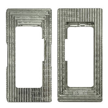 Двоскладова металева форма для iPhone 12 Pro Max, магнітна, для склеювання рамок з дисплеями