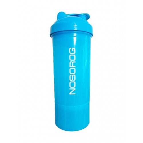 Шейкер Nosorog Smart Shake 2-х компонентний, 350 мл, Blue EXP
