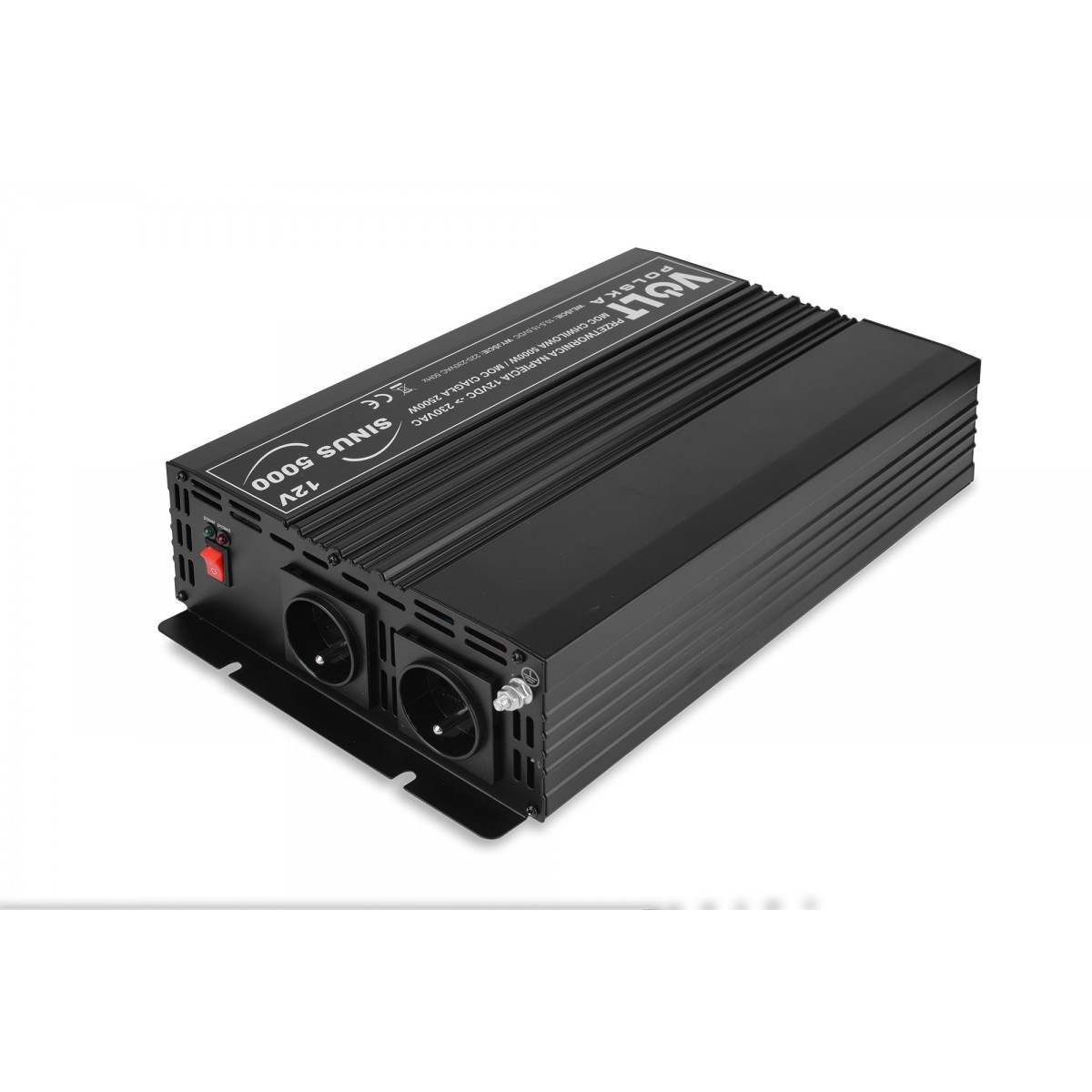 Перетворювач напруги Volt SINUS 5000 12/230V (2500/5000W) чиста синусоїда (для котла) інвертор