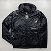 L. XL Чоловіча куртка Adidas екошкіра з капюшоном демісезон осінь/весна чорна (Адідас) М-ХXL, фото 2