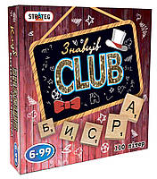 Игра настольная "CLUB Знатоков", укр., в кор. 28*28*5,5см , ТМ Стратег, Украина (10шт)