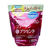Orihiro колаген із плацентою та протеоглікан Collagen & Placenta Японський 180г