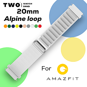 Ремінець Alpine loop для Xiaomi Amazfit 20 мм Білий