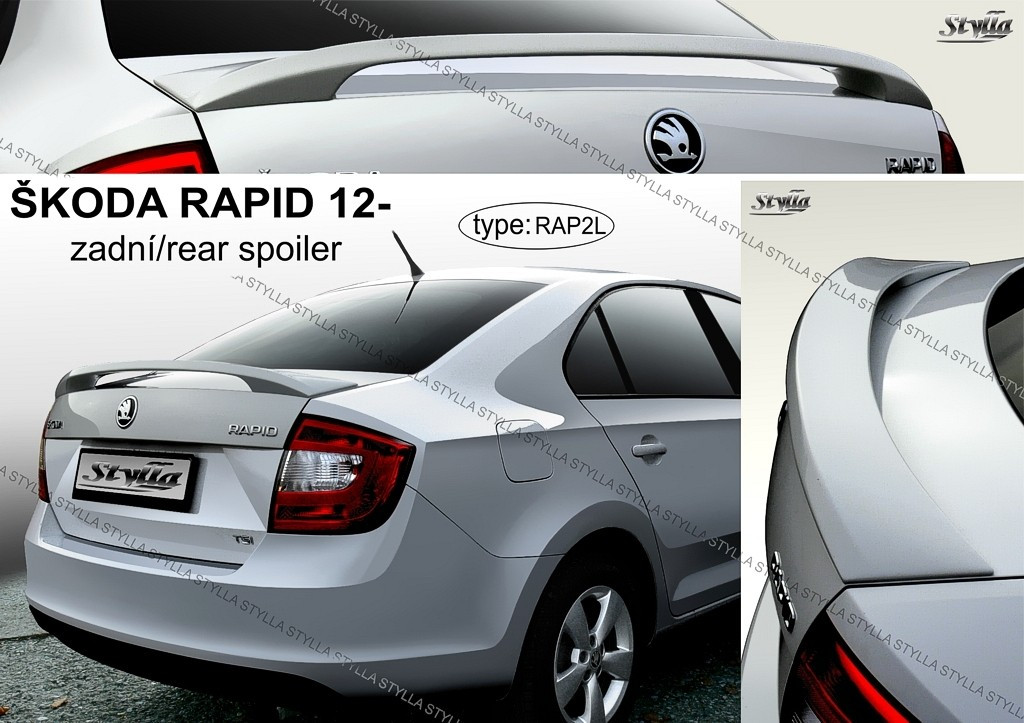 Спойлер тюнинг Skoda Rapid - в Украине от компании M-Tuning.