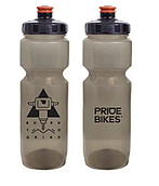 Фляга 0.8 Pridebikes GBT-558LBC Born to grind, димчаста з чорним