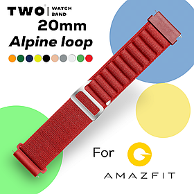Ремінець Alpine loop для Xiaomi Amazfit 20 мм Червоний