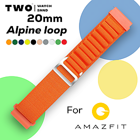 Ремінець Alpine loop для Xiaomi Amazfit 20 мм Помаранчевий