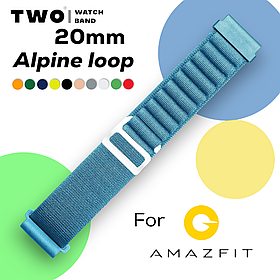 Ремінець Alpine loop для Xiaomi Amazfit 20 мм Світло синій
