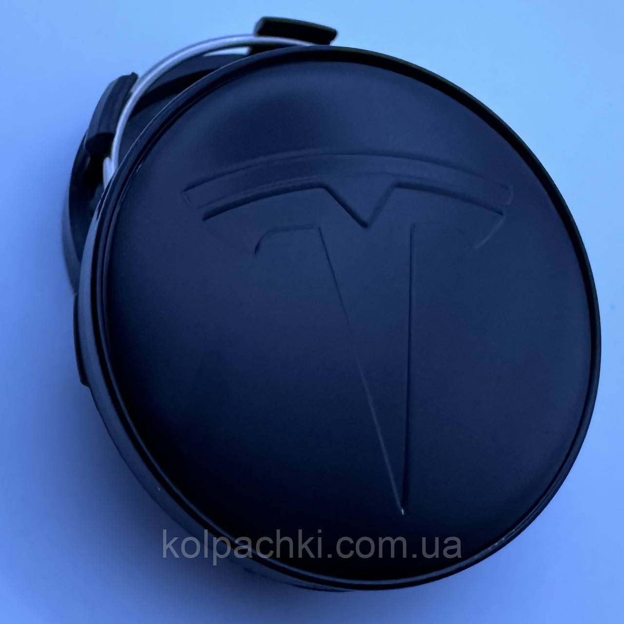 Ковпачок із логотипом Tesla 60 мм 56 мм чорні