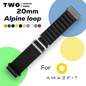 Ремінець Alpine loop для Xiaomi Amazfit 20 мм Чорний