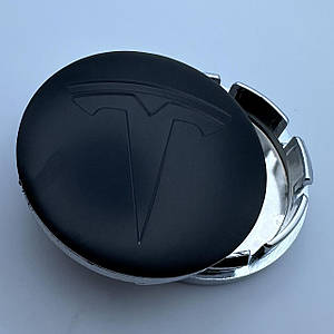 Ковпачок із логотипом Tesla 56 мм 52 мм чорні
