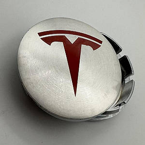 Ковпачок із логотипом Tesla 56 мм 52 мм сірі