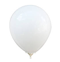 Латексна кулька пастель білий 10" 26см  Китай