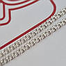 Браслет срібний з плетінням Бісмарк ланцюжок на руку 20 см, фото 7