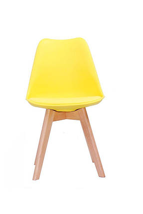 Стілець KRUZ бук/жовтий, фото 1