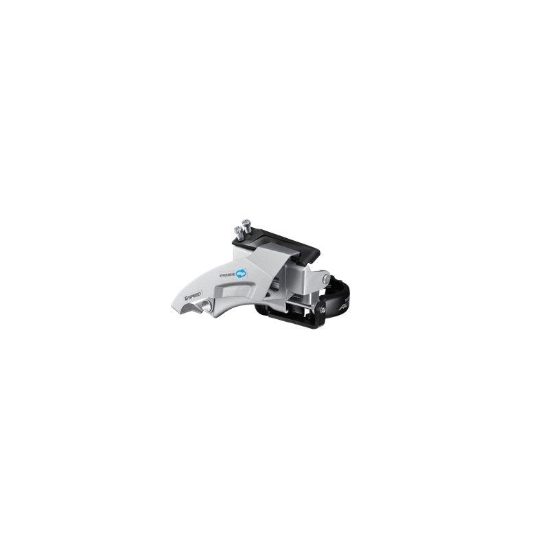Перекидка передня SHIMANO ALTUS FD-M315 2X8/7 TOP-SWING 34.9мм (31.8/28.6 адап) універс.тяг 36Т